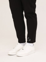 Брюки женские черные МОМ тонкие на кулиске  1303-1