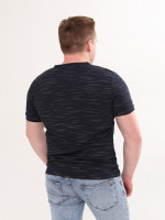 Футболка чоловіча темно-синя з мисом 1003-4-12