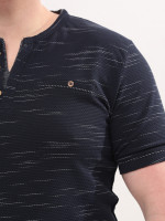 Футболка чоловіча темно-синя з мисом 1003-4-12