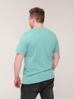 Футболка чоловіча зелена варена пряма з принтом 2116-1