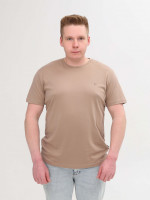 Футболка чоловіча бежева однотонна пряма 1976-1