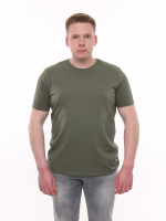Футболка чоловіча хакі однотонна 8107-3