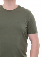 Футболка чоловіча хакі однотонна 8107-3