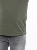 Футболка чоловіча хакі однотонна 8107-3