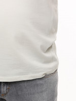 Футболка мужская молочная однотонная широкая 6228-9