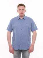 Сорочка чоловіча світло-синя лляна літня 2403-3