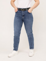 Джинсы женские МОМ светло-синие большой размер  3103-В-937