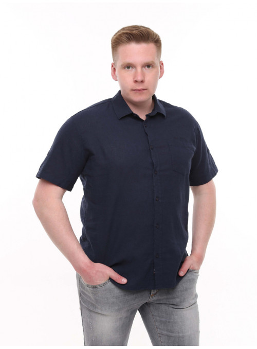Сорочка чоловіча темно-синя...