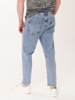 Джинси чоловічі блакитні варені МОМ укорочені 29-36 685-344