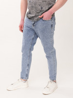 Джинси чоловічі блакитні варені МОМ укорочені 29-36 685-344