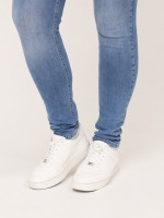 Джинси жіночі блакитні слим терті зі стрейчем 9474-702