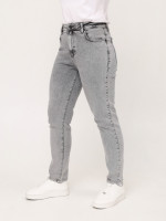Джинсы женские светло-серые МОМ   2323-723