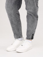 Джинсы женские тонкие серые большой размер 1268-B-1