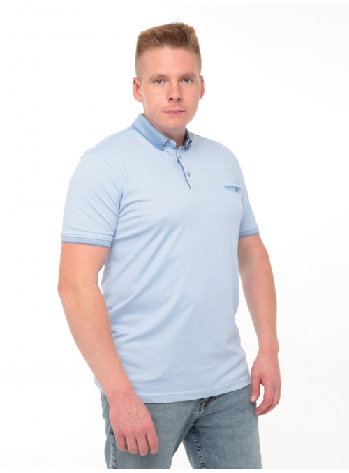 Поло чоловіче блакитне 816-2-2