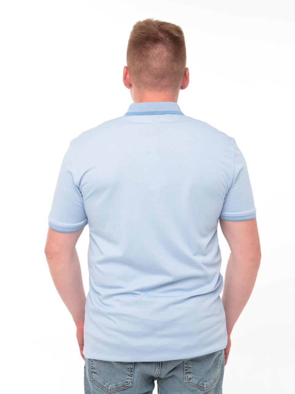 Поло чоловіче блакитне 816-2-2