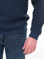 Поло чоловіче темно-синьо довгий рукав з коміром 9308-1