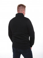 Кофта чоловіча чорна класична на флісі 73