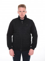 Кофта чоловіча чорна класична на флісі 73
