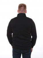 Кофта чоловіча чорна класична на флісі 73