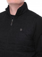 Кофта чоловіча чорна класична на флісі 73