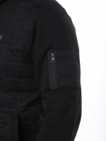 Кофта чоловіча чорна класична на флісі 73