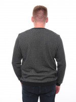 Джемпер чоловічий чорний прямий в крапку 8306-1