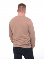 Джемпер чоловічий бежевий прямий однотонний 8122-1