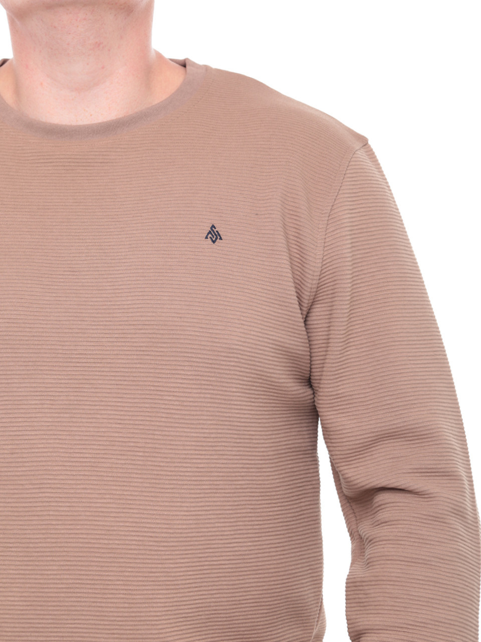 Джемпер чоловічий бежевий прямий однотонний 8122-1