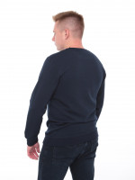 Джемпер чоловічий темно-синій прямий однотонний 8122-2