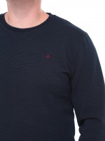 Джемпер чоловічий темно-синій прямий однотонний 8122-2