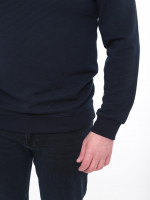 Джемпер чоловічий темно-синій прямий однотонний 8122-2