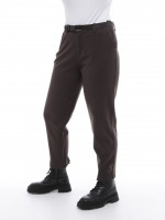 Брюки женские коричневые МОМ теплые 20344-B-1