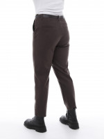 Брюки женские коричневые МОМ теплые 20344-B-1