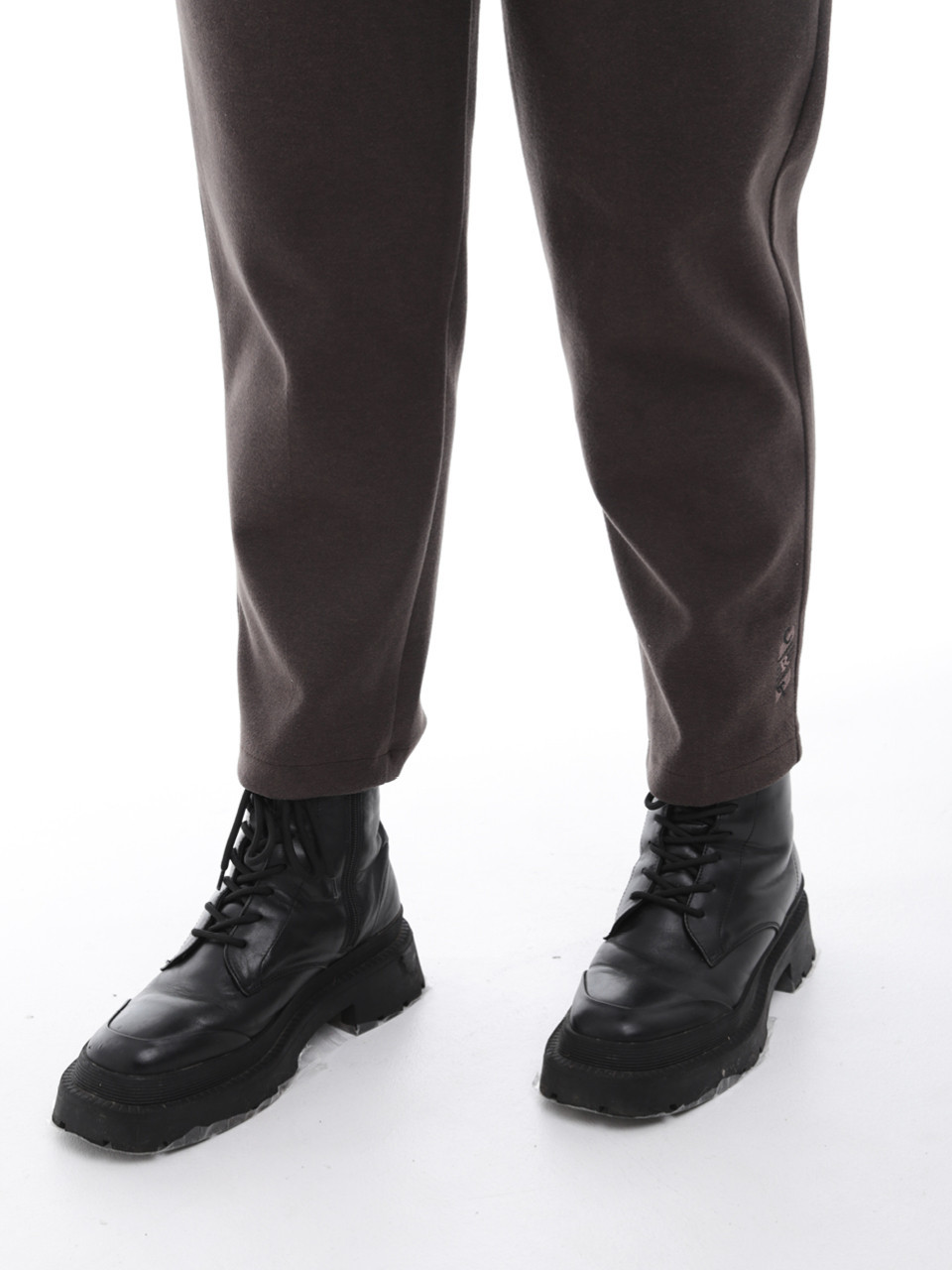 Брюки женские коричневые МОМ теплые 20344-B-1