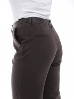 Брюки женские коричневые МОМ теплые 20344-B-1