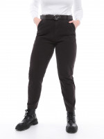 Штани жіночі коричневі МОМ великий розмір 2283-B-1