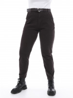 Штани жіночі коричневі МОМ великий розмір 2283-B-1