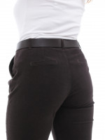 Штани жіночі коричневі МОМ великий розмір 2283-B-1