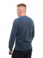 Світшот чоловічий синій прямий однотонний 6424-1