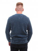 Світшот чоловічий синій прямий однотонний 6424-1