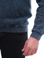 Світшот чоловічий синій прямий однотонний 6424-1