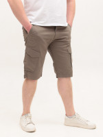 Шорты мужские коричневые с карманами 4367-4