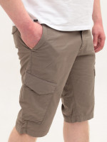 Шорты мужские коричневые с карманами 4367-4