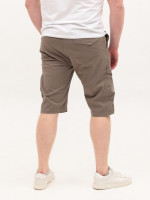 Шорты мужские коричневые с карманами 4367-4