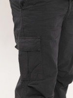 Штаны мужские серые широкие карго тонкие с карманами 8173-1