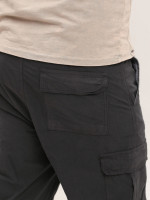 Штаны мужские серые широкие карго тонкие с карманами 8173-1