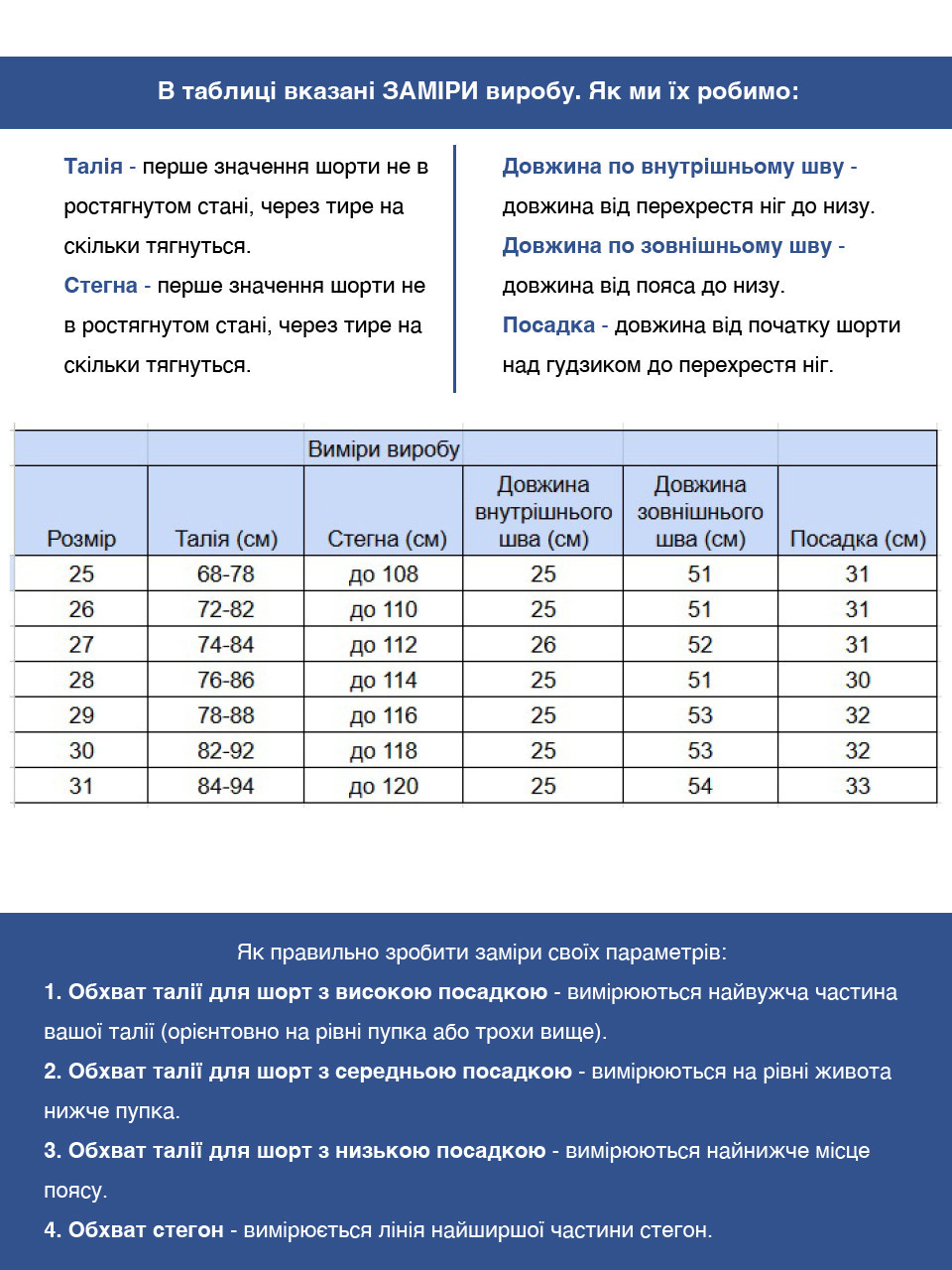 Шорты женские голубые льняные удлиненные на резинке 604-2