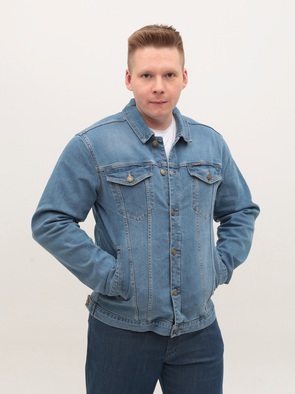Куртка джинсова чоловіча блакитна 19092 7477 262