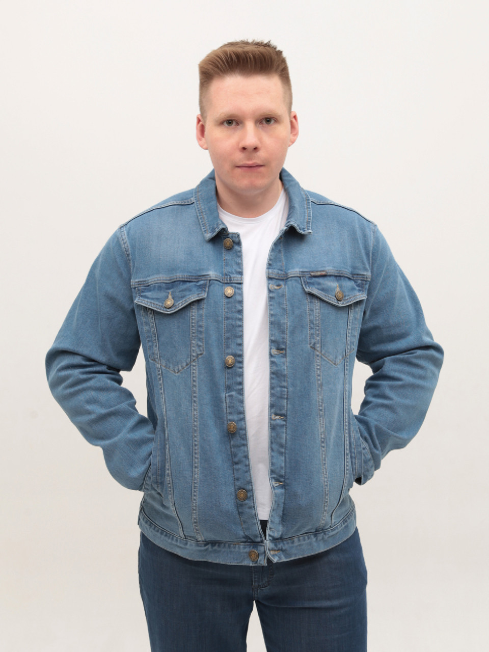 Куртка джинсова чоловіча блакитна 19092 7477 262