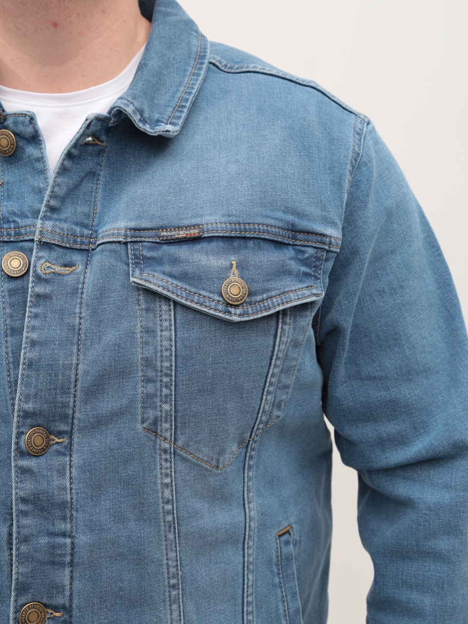 Куртка джинсова чоловіча блакитна 19092 7477 262